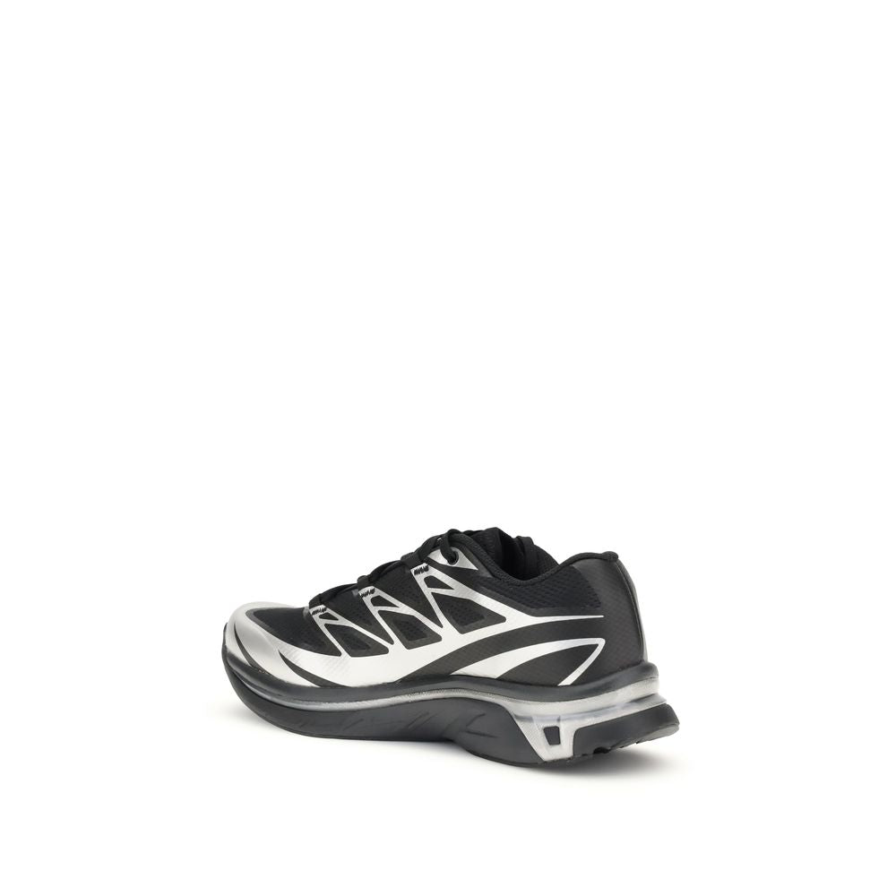 Black Polyamide Athletic Sneakers