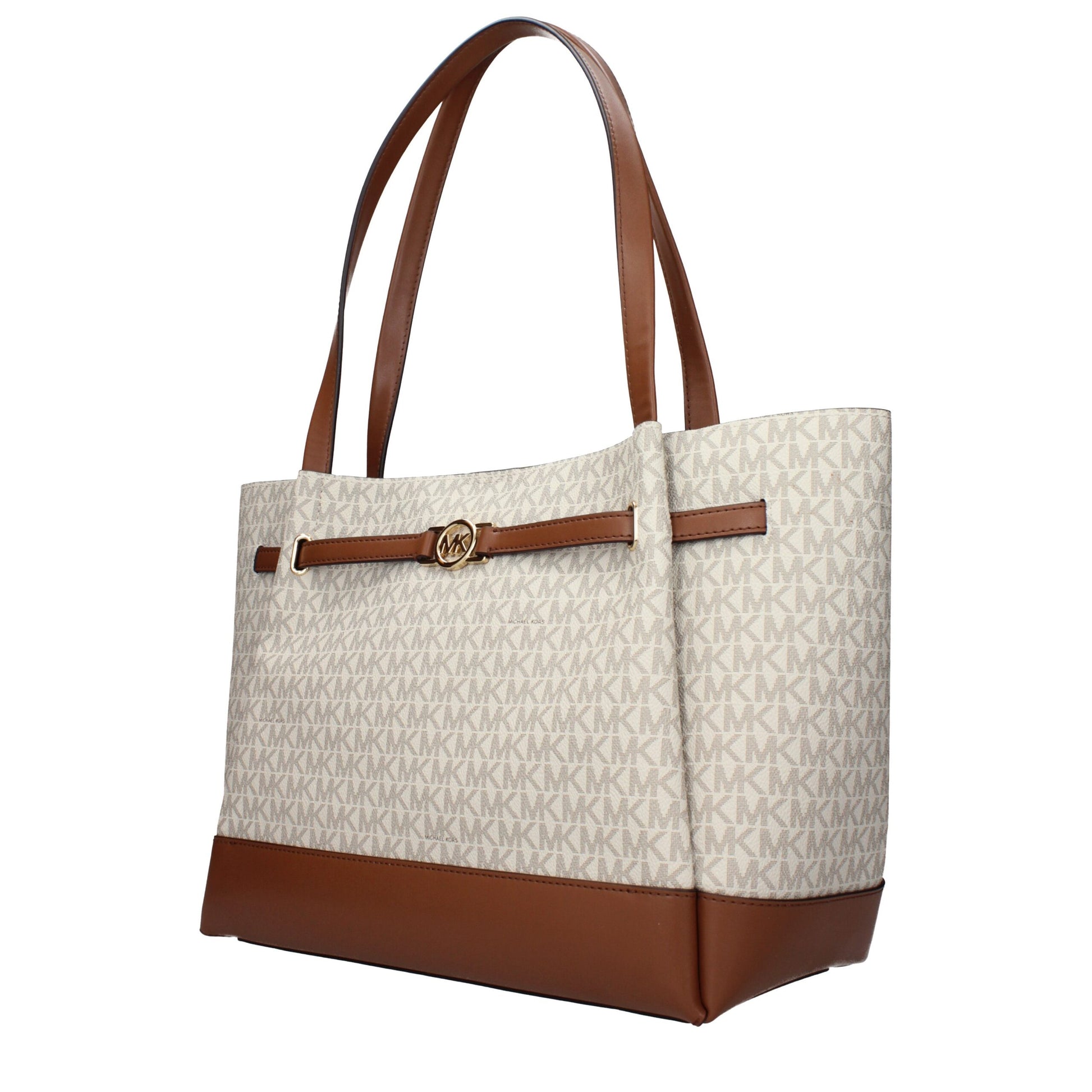 Beige Fabric Shoulder Bag