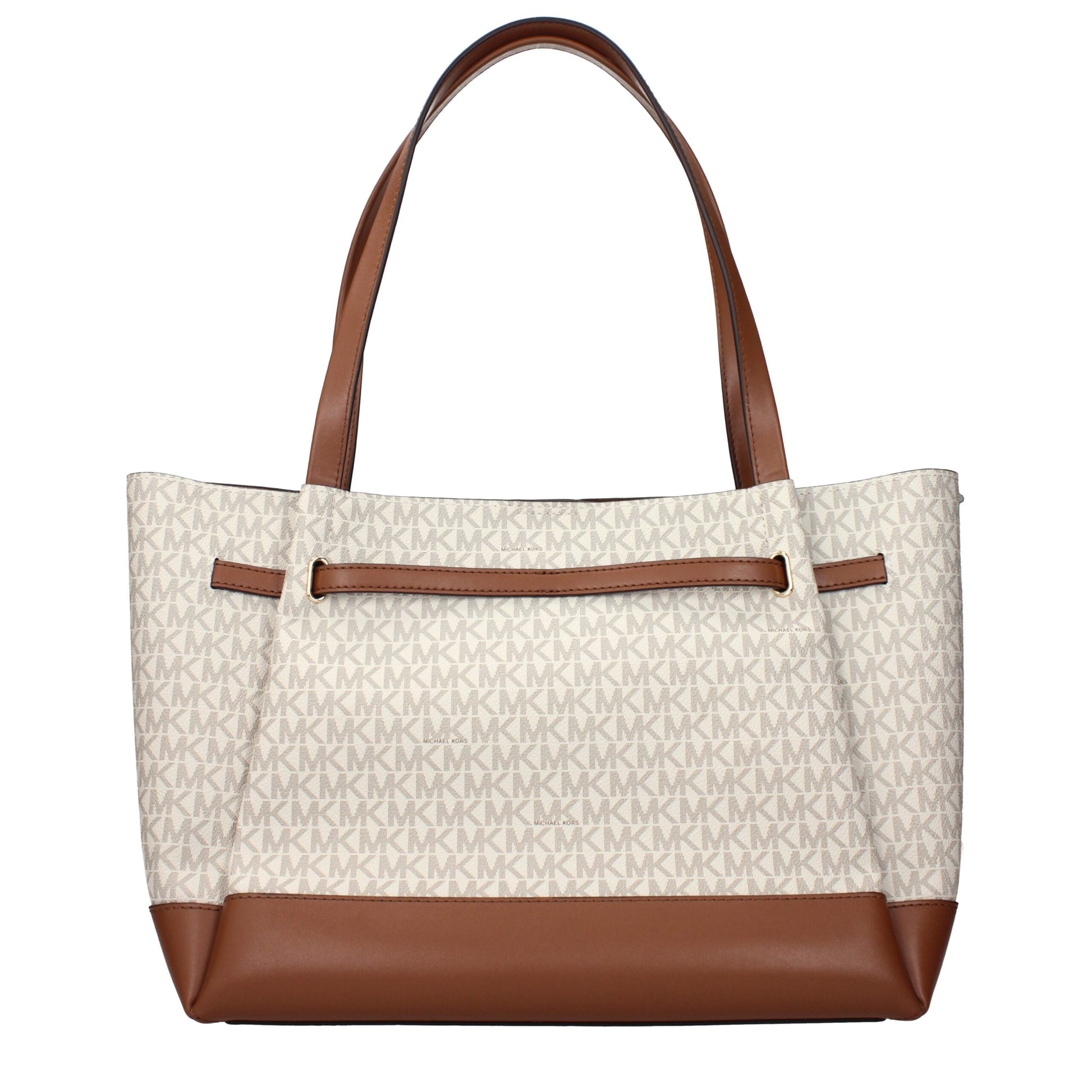 Beige Fabric Shoulder Bag
