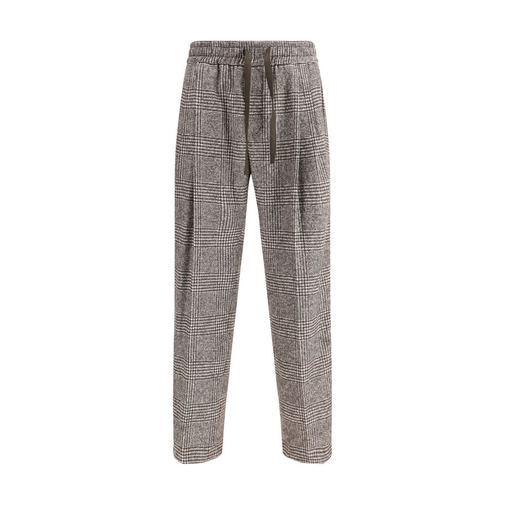 Jogging Trousers in Wool and Alpaca