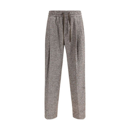 Jogging Trousers in Wool and Alpaca