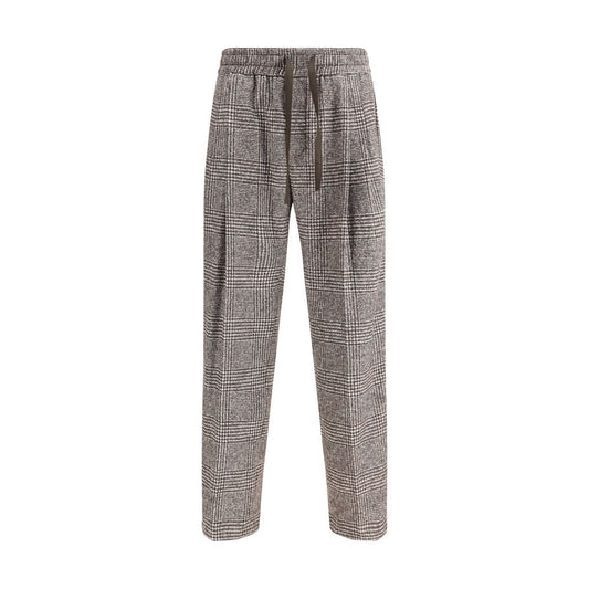 Jogging Trousers in Wool and Alpaca