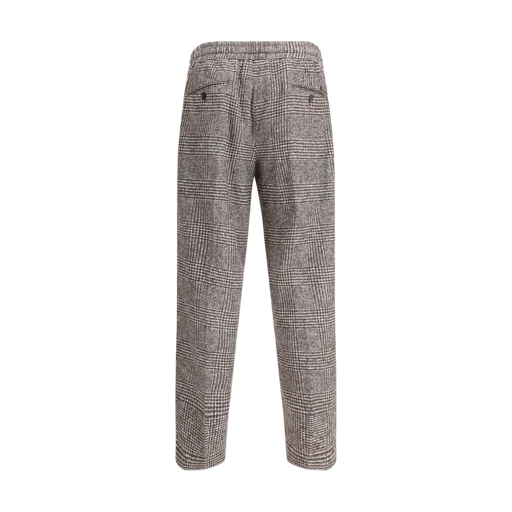 Jogging Trousers in Wool and Alpaca