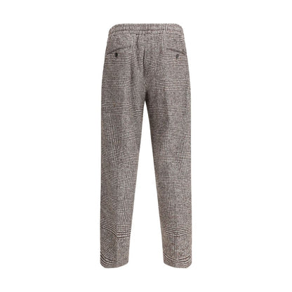 Jogging Trousers in Wool and Alpaca