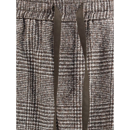 Jogging Trousers in Wool and Alpaca