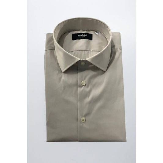 Beige Cotton Shirt
