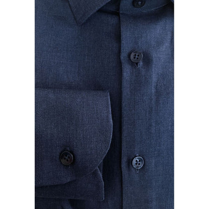 Blue Cotton Shirt