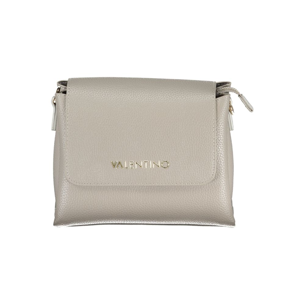 Gray Polyethylene Women Handbag