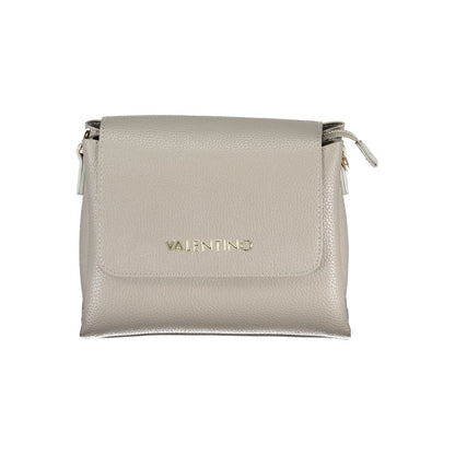 Gray Polyethylene Women Handbag