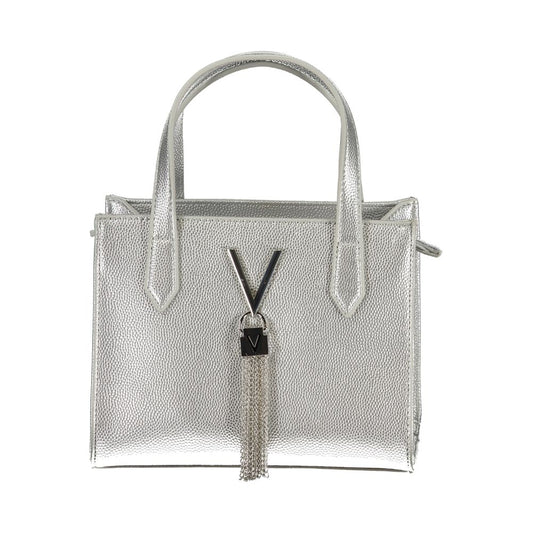 Gray Polyethylene Handbag