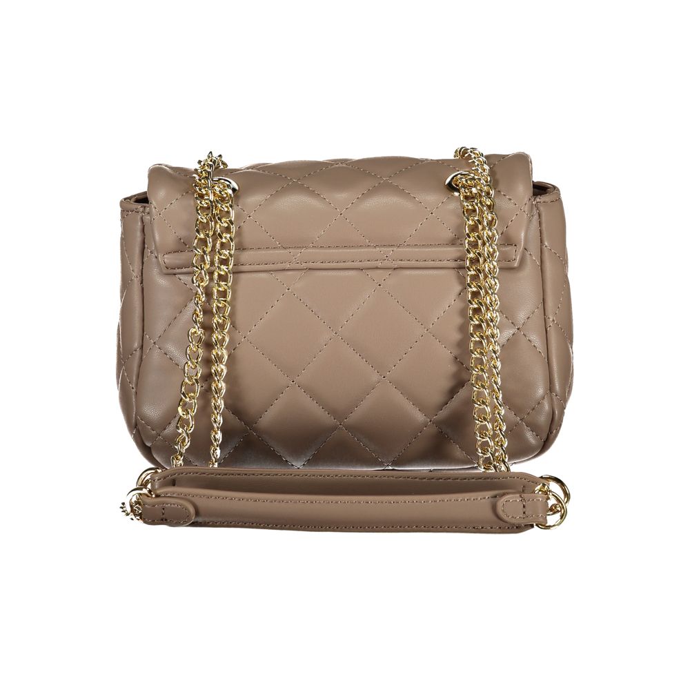 Brown Polyethylene Women Handbag