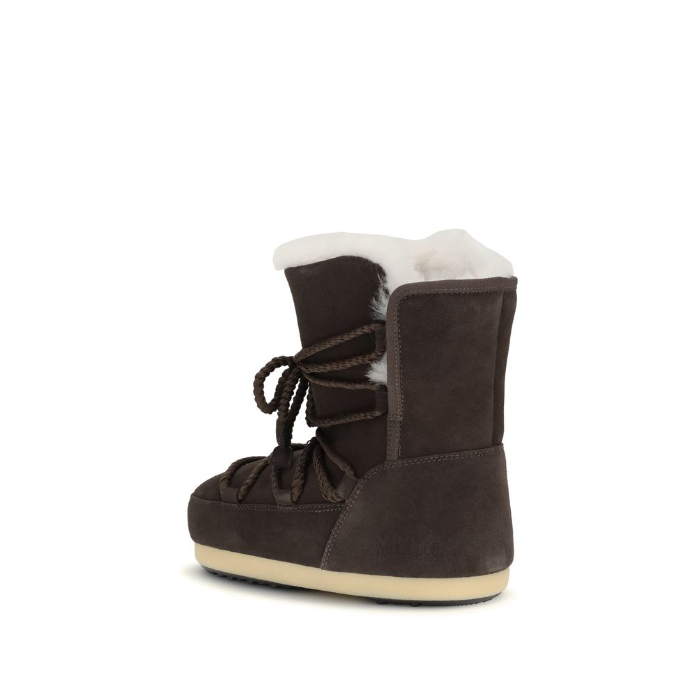 Suede and shearling Ankle Boots