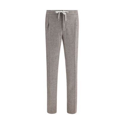 Soft Virgin Wool and Cashmere Trousers
