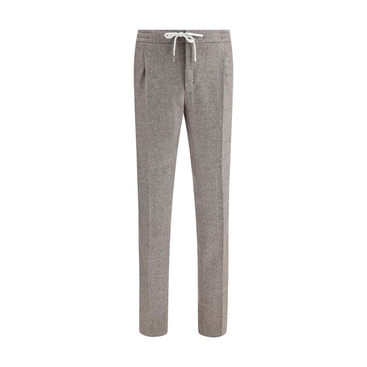Soft Virgin Wool and Cashmere Trousers