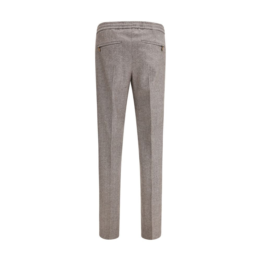 Soft Virgin Wool and Cashmere Trousers