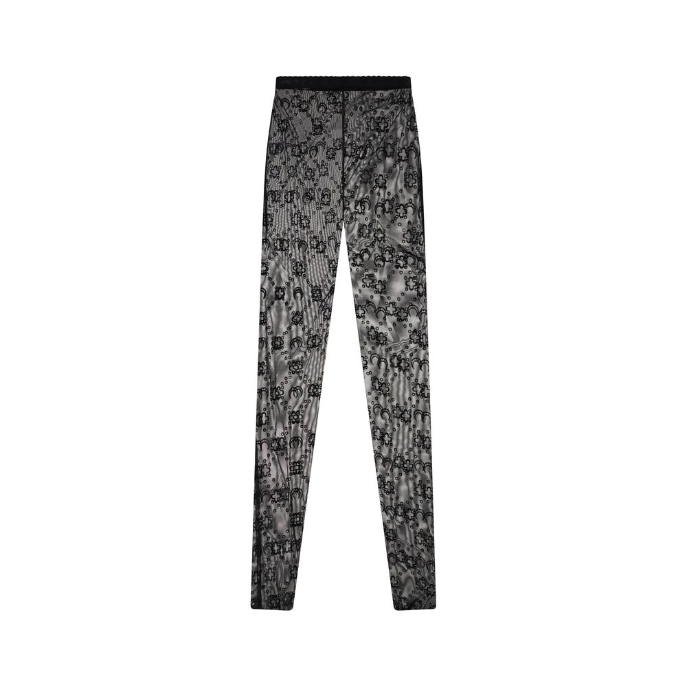 Recycled Mesh Flocked Tights