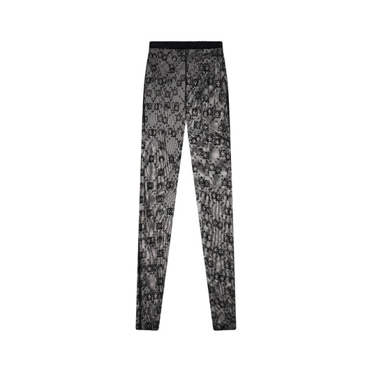 Recycled Mesh Flocked Tights