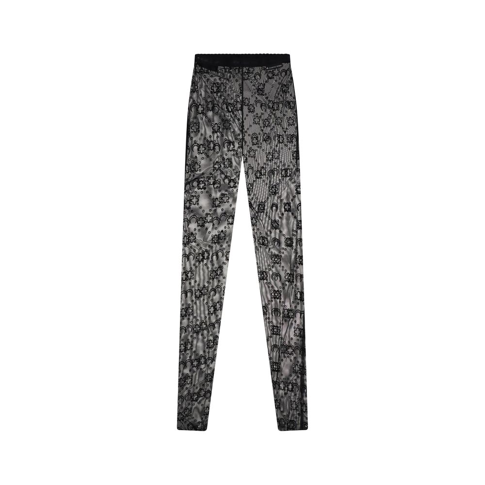 Recycled Mesh Flocked Tights