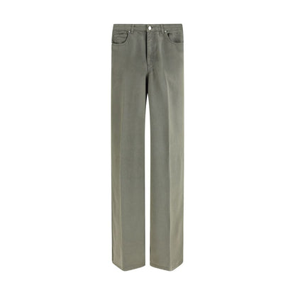 Green Tencel Relaxed Fit Jeans