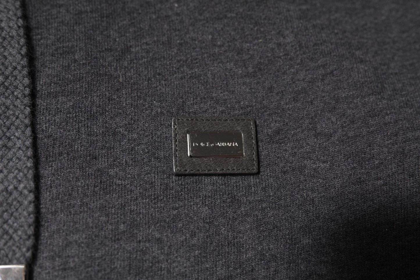 Gray Logo Full Zip Hooded Sweatshirt Sweater