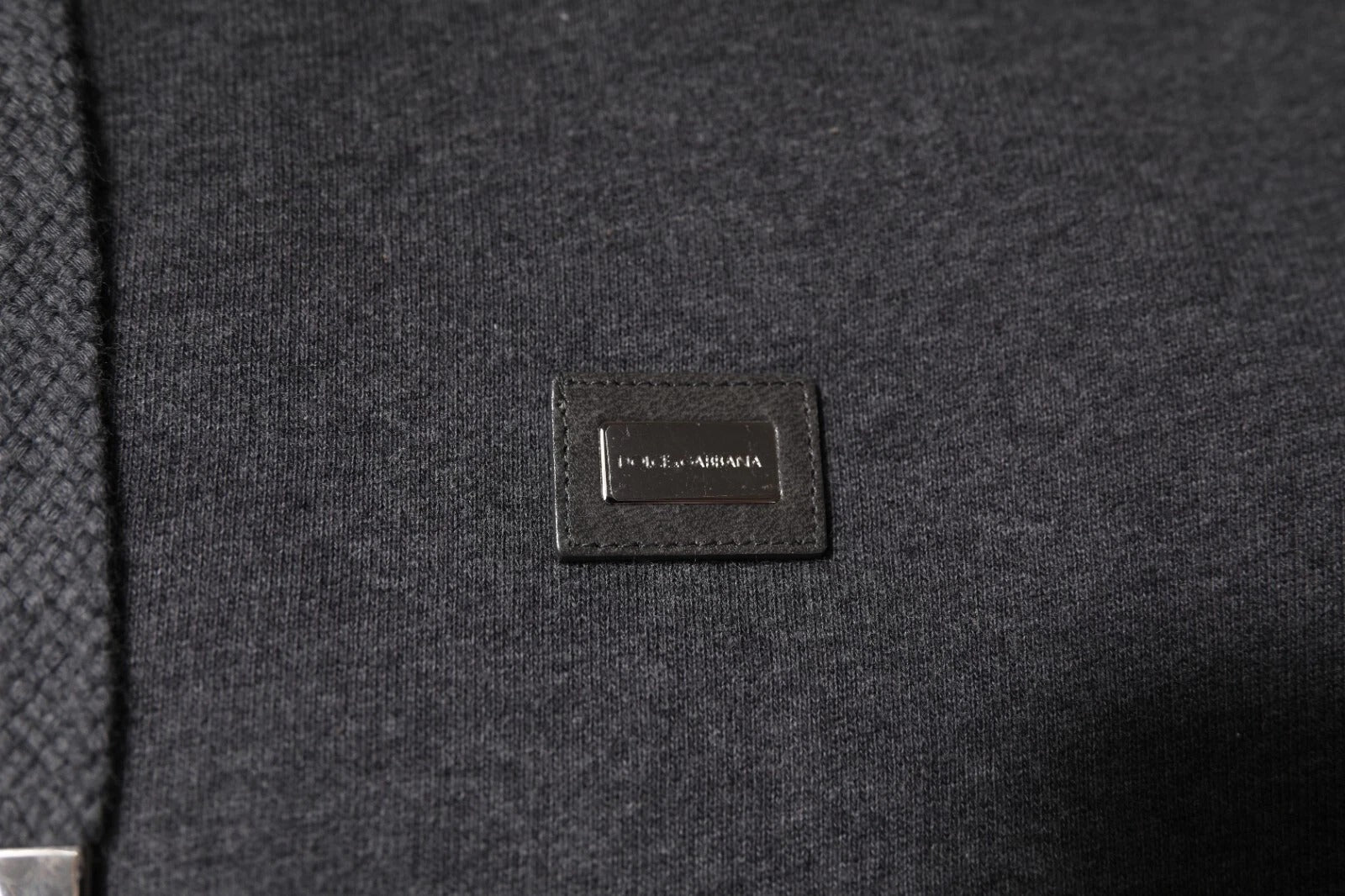 Gray Logo Full Zip Hooded Sweatshirt Sweater