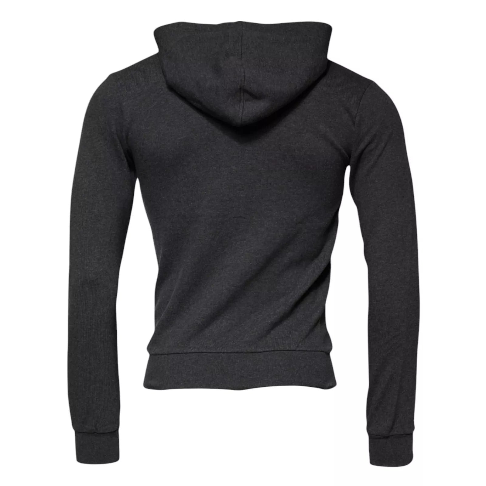 Gray Logo Full Zip Hooded Sweatshirt Sweater