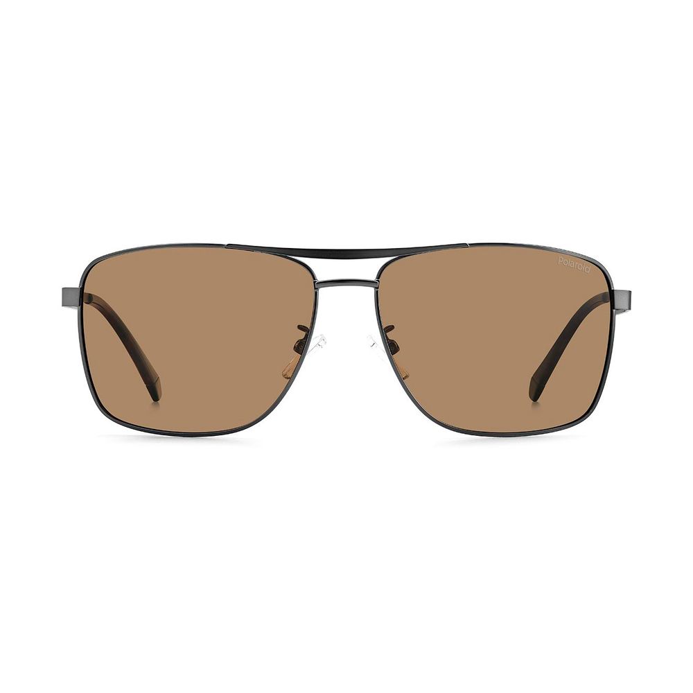 Gray Stainless Steel Sunglasses
