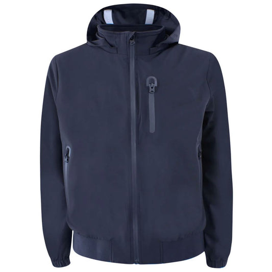Blue Nylon Jackets & Coat