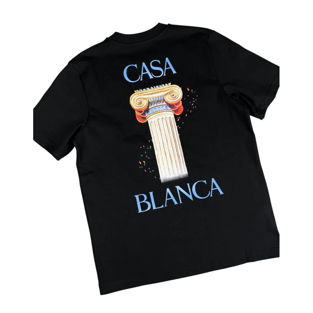 Black Cotton T-Shirt