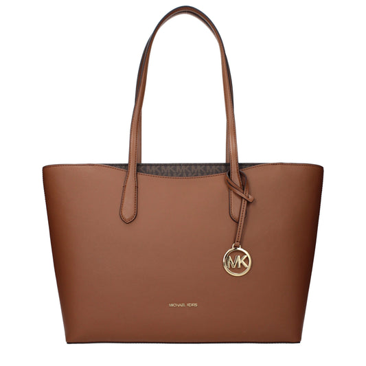 Brown Fabric Shoulder Bag