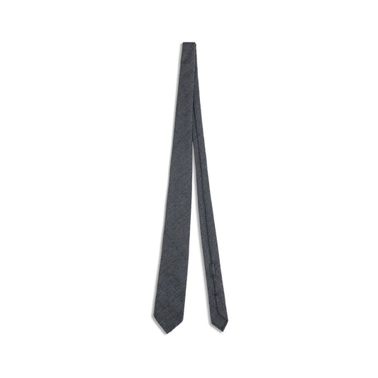 Gray Wool Tie
