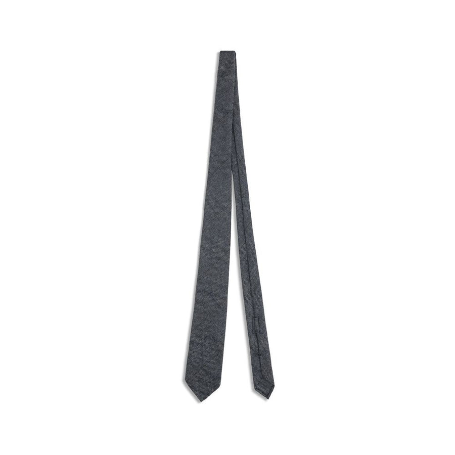 Gray Wool Tie