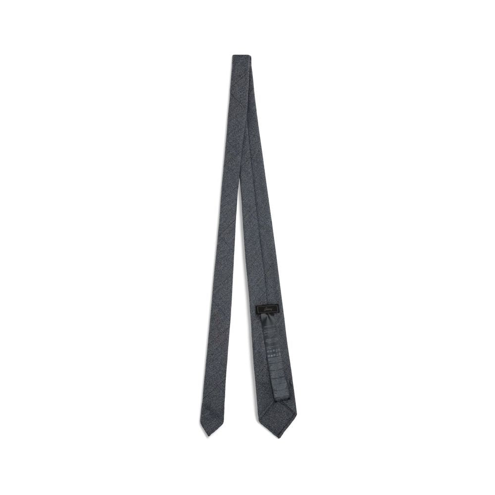 Gray Wool Tie