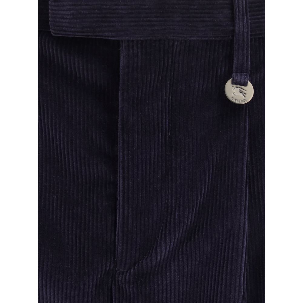 Blue Cotton Pants