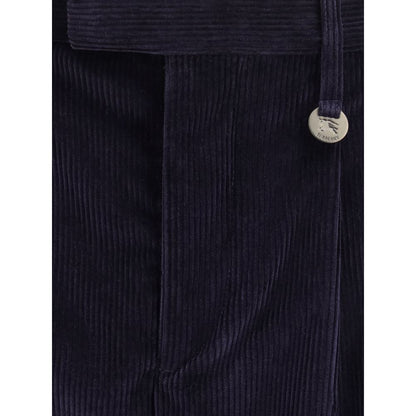 Blue Cotton Pants