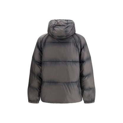 Black Nylon Full-Length Jacket