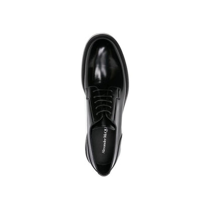 Black Calfskin Oxfords And Derbies