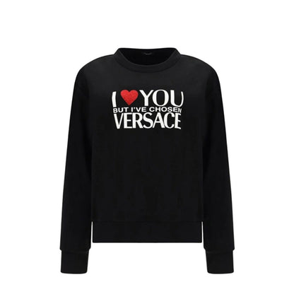 Black Cotton Sweatshirt