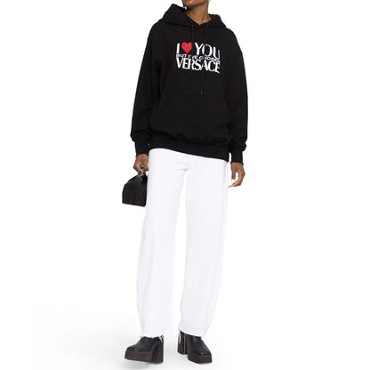 Black Cotton Sweatshirt