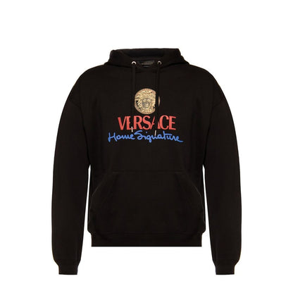 Black Cotton Sweatshirt