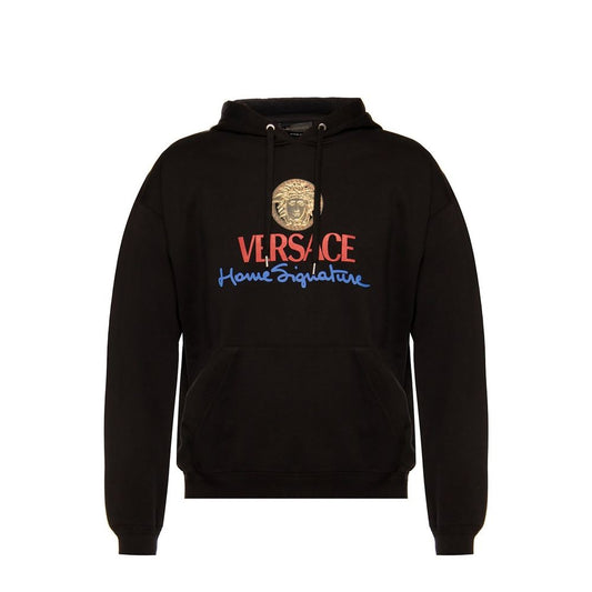 Black Cotton Sweatshirt