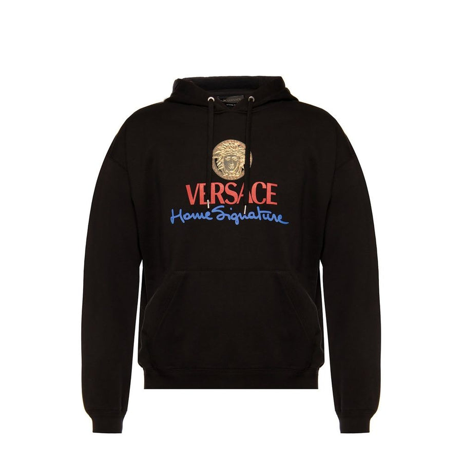 Black Cotton Sweatshirt