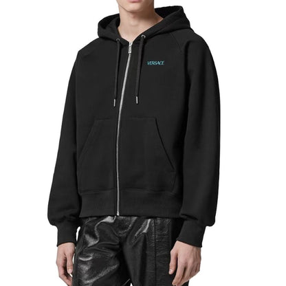 Black Cotton Sweatshirt
