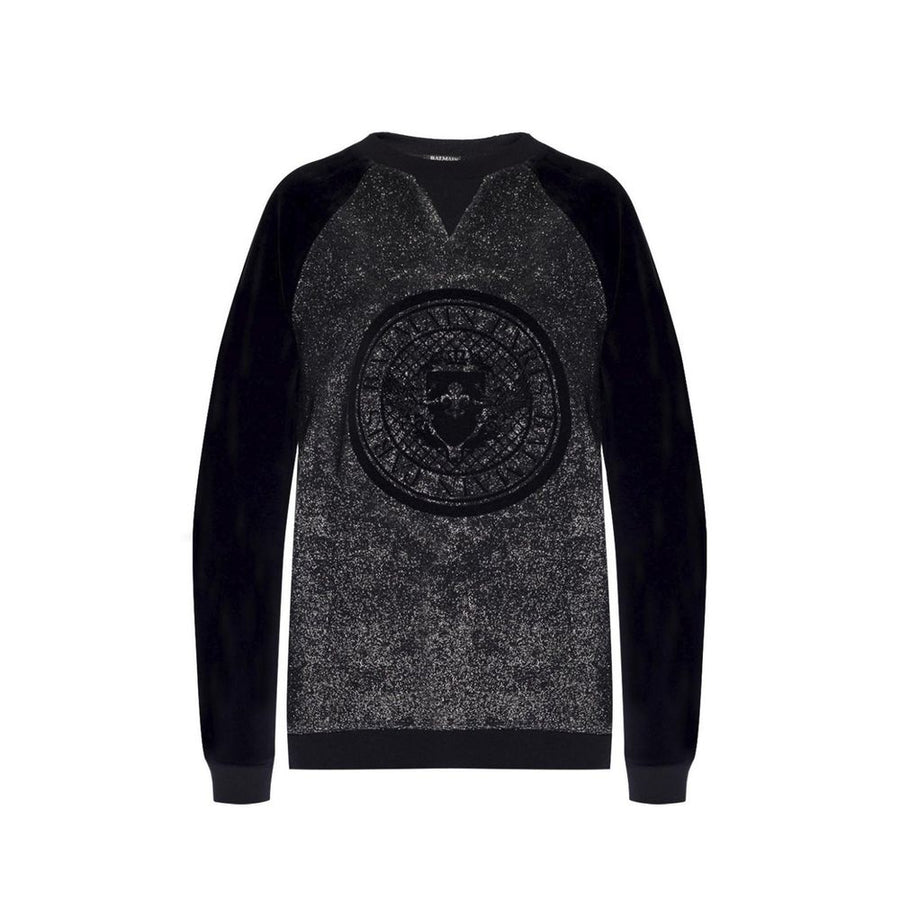 Black Elastane Sweatshirt