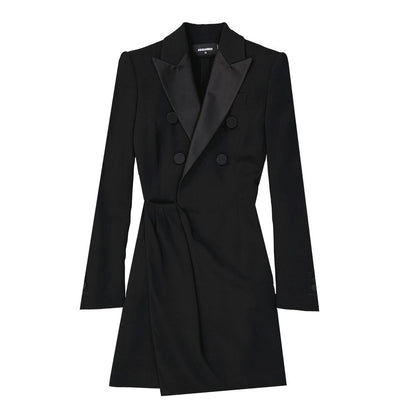 Black Viscose Cocktail Dress