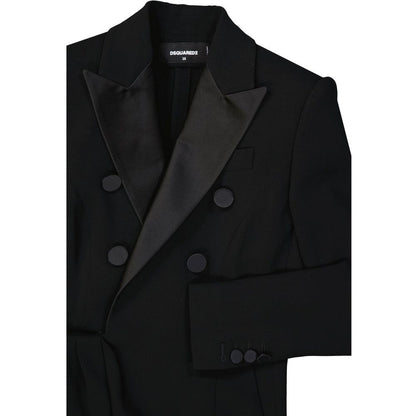 Black Viscose Cocktail Dress