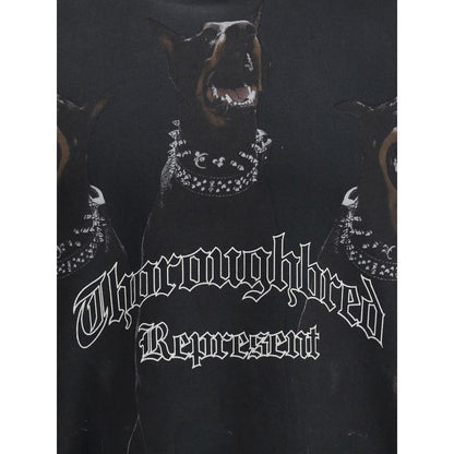 Black Cotton Sweatshirt