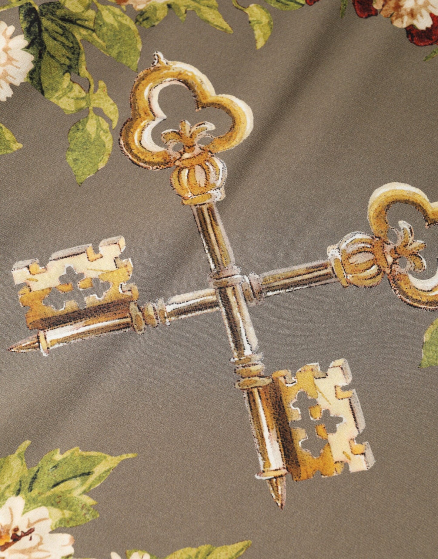 Enchanted Sicily Silk Crewneck Blouse Sweater