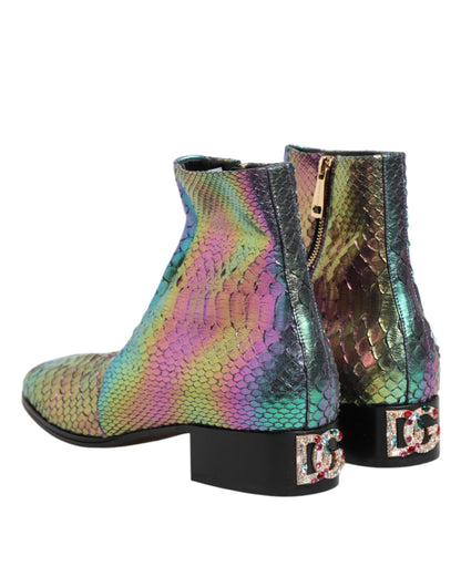 Multicolor Chelsea Short Ankle Boots Shoes