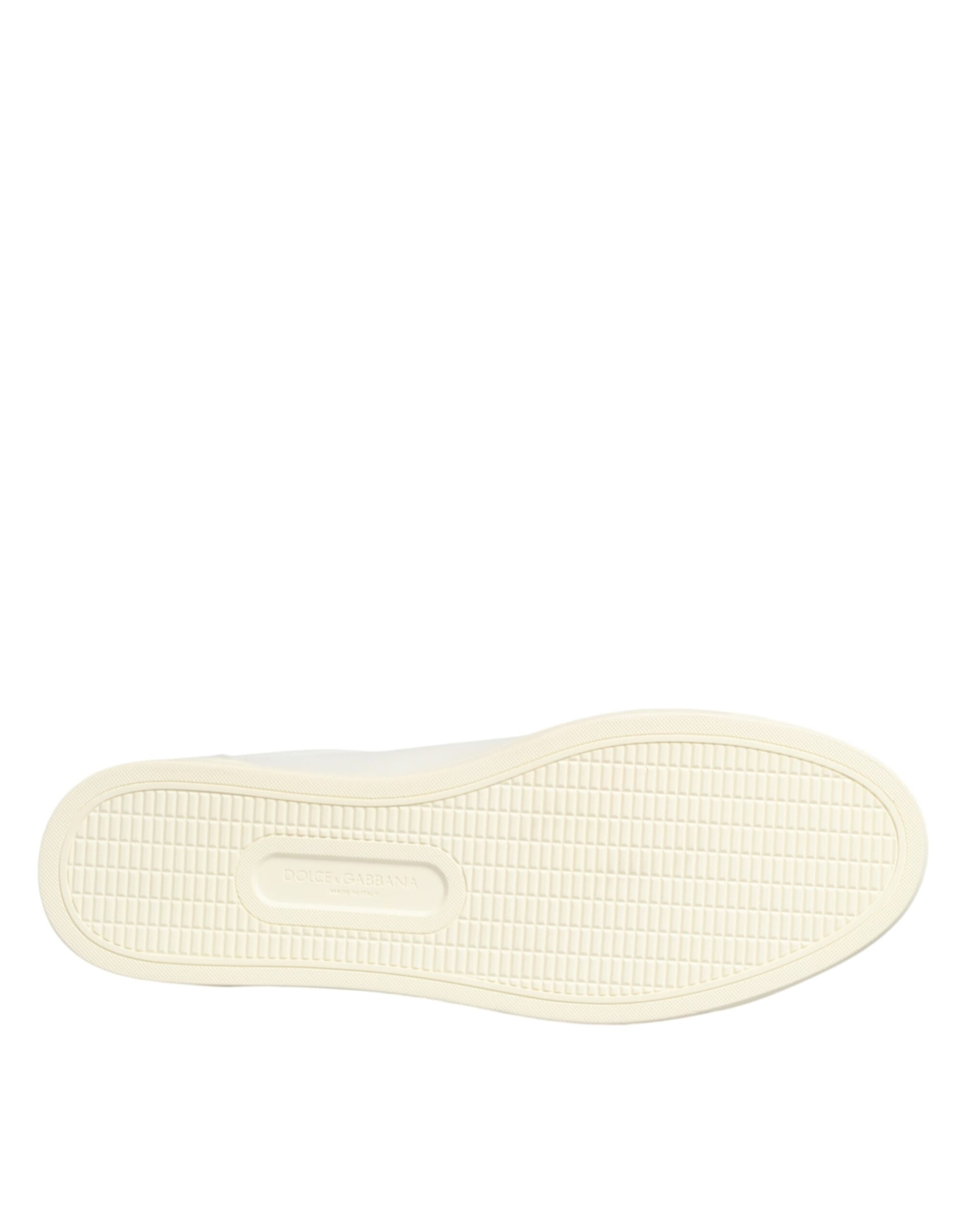 White Leather Heart Embellished Sneakers Shoes